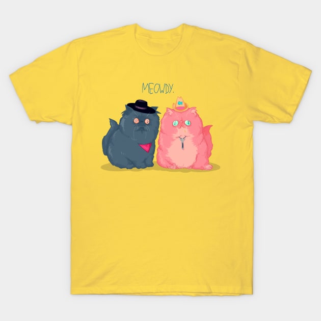 Meowdy T-Shirt by LVBart